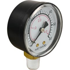 Pressure Gauge, Hayward, 1/4"mpt, 0-60psi, Bottom Mount 17-150-1380