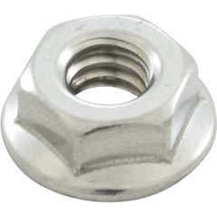 Locknut,Speck E90,Rear Housing Bolt,1/4" - 20,Serrated,ss 35-475-1586