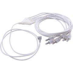 Repl Bulb,RD,2-Wire,MiniPOL,Six-WayLED,3-24"Leads,3-36"Leads 57-850-1036