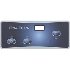 Overlay, Balboa Water Group VL402, Light, Jets, Temp, LCD 58-138-1285