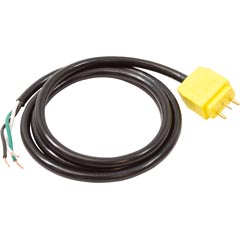 Ozonator Cord, H-Q, Molded/Lit, 48, Yellow 60-355-1020