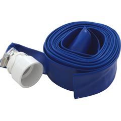 Backwash Hose,Valterra,1-1/2" x 25ft,w/Clamp & Hose Adapter 89-400-1075